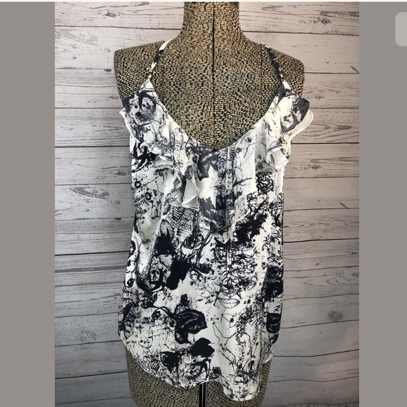Miss Me Tops - Mm unplugged by miss me silk tank low back size L